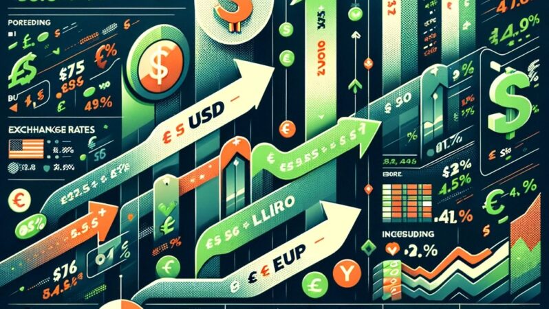 Döviz Piyasalarında Son Durum: Dolar Yükselişte, Euro ve Sterlin Düşüşte.